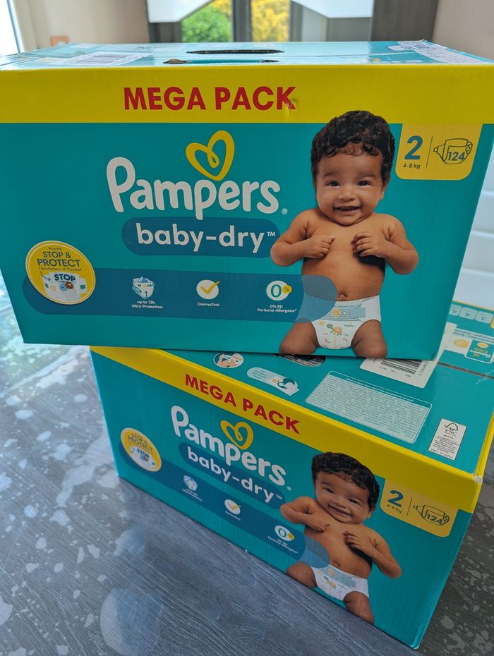 Méga pack Pampers Baby Dry - photo numéro 3