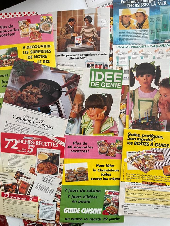 Rare lot de 3 Guides  1985 Cuisine culinaire anciennes 38 revues 1985 ajoutez moi à vos favoris - photo numéro 7