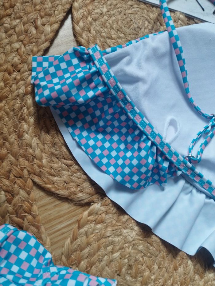 Maillot de bain bikini 42 xl neuf bleu - photo numéro 9