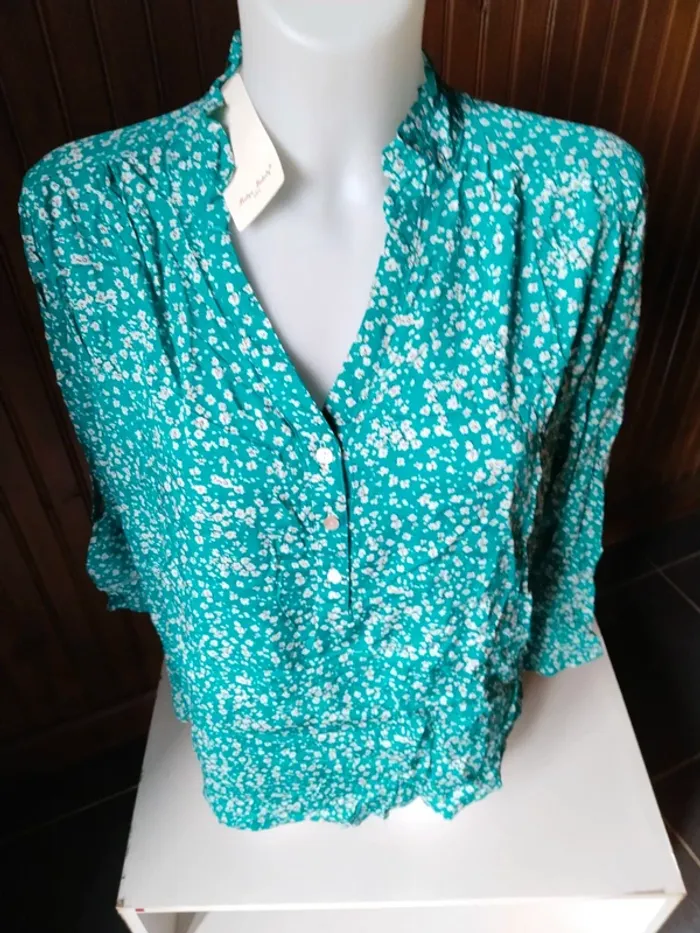 Jolie blouse tunique femme marque Melya Melody taille 46/48 - photo numéro 3