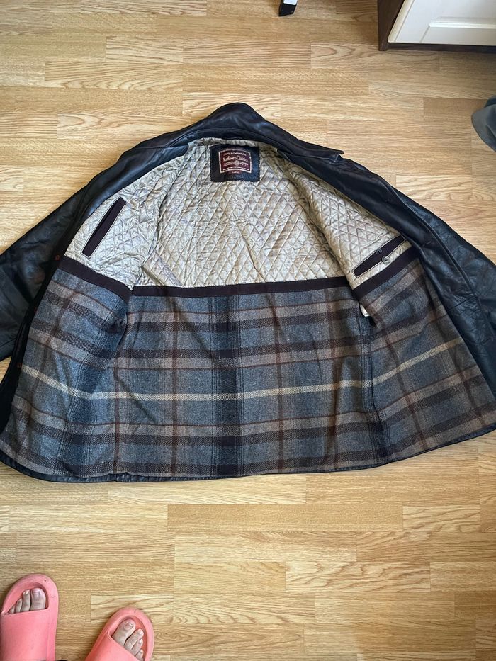 Veste en cuir vintage marque MARLBORO - photo numéro 5
