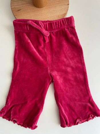 Pantalon bébé rouge bordeaux