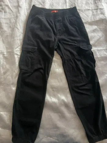 Pantalon cargo noir 14 ans