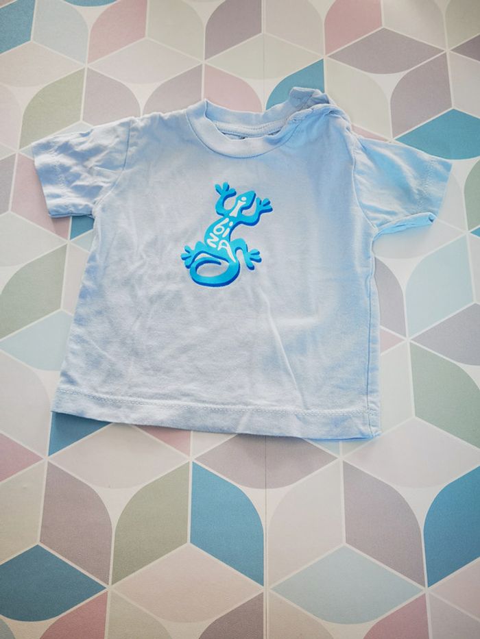 D3569 - lot de 3 tee-shirt garçon 6 mois - photo numéro 3