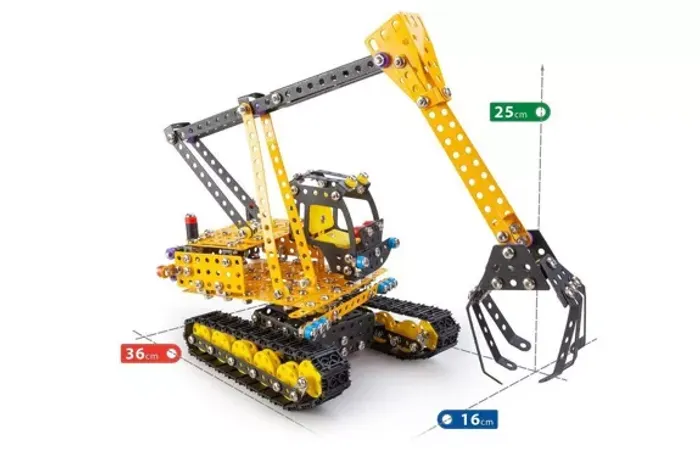 🛠️ Jeu de construction PRO – Melman 7-en-1 (Métal)  KitCreatives – The Construction Kit Company - photo numéro 2