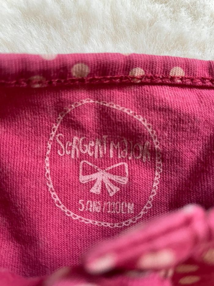 Robe à pois sergent major 5 ans - photo numéro 4