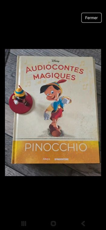 Livre et figurine des audiocontes magiques Disney altaya audio conte compte comte magic