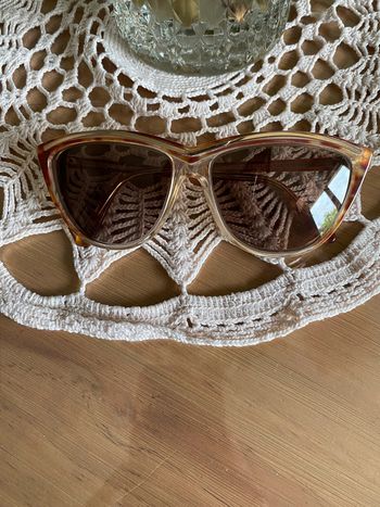 Lunettes de soleil vintage Maggy Rouff marron