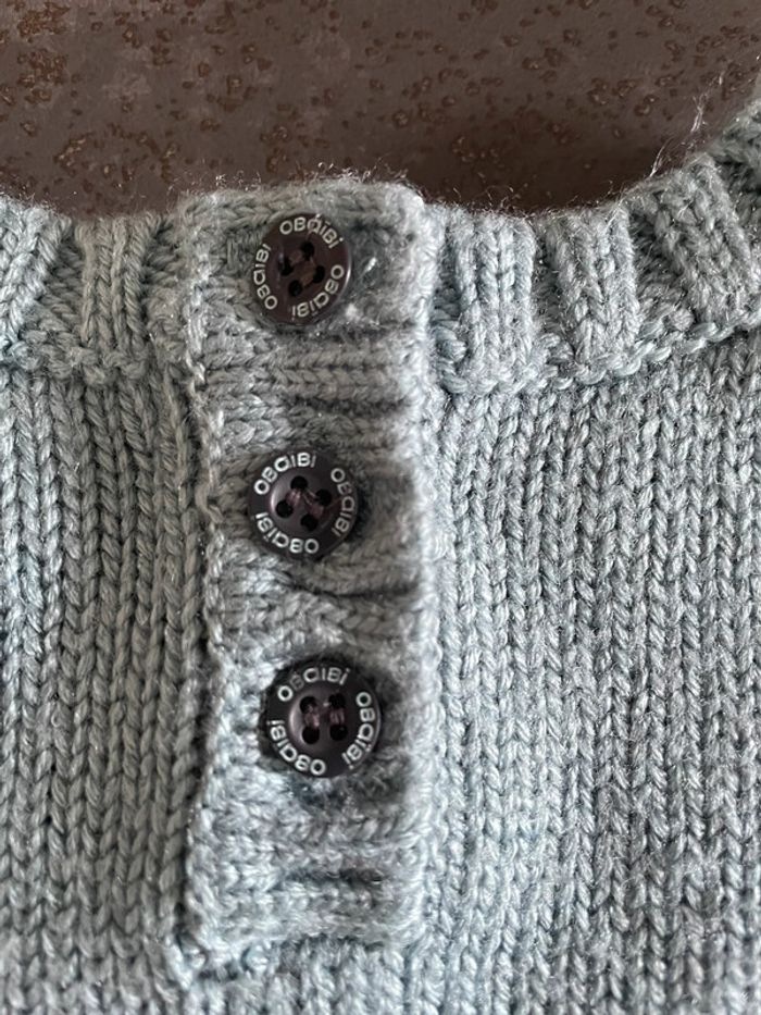 Pull sans manches Obaïbi garçon 6 mois - photo numéro 4