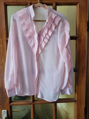 Blouse taille L  Flamant rose