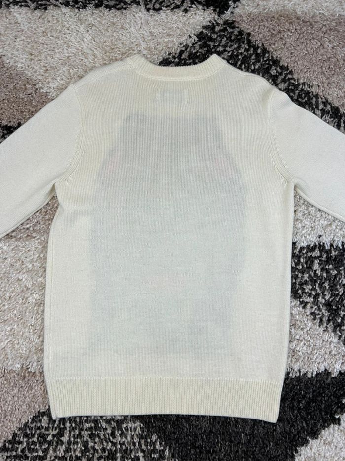 Pull en maille Knit sweat palace bulldog blanc taille S - photo numéro 9