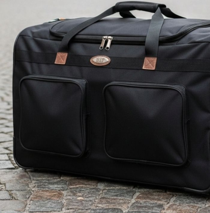 Grand sac de voyage 90cm 180L a roullmettes et bras ajustable - photo numéro 3