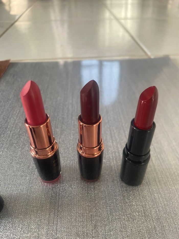 Lot de 3 rouges à lèvres