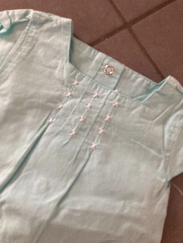 Lot ensemble robe vêtement bébé fille 6 mois garde robe - photo numéro 9