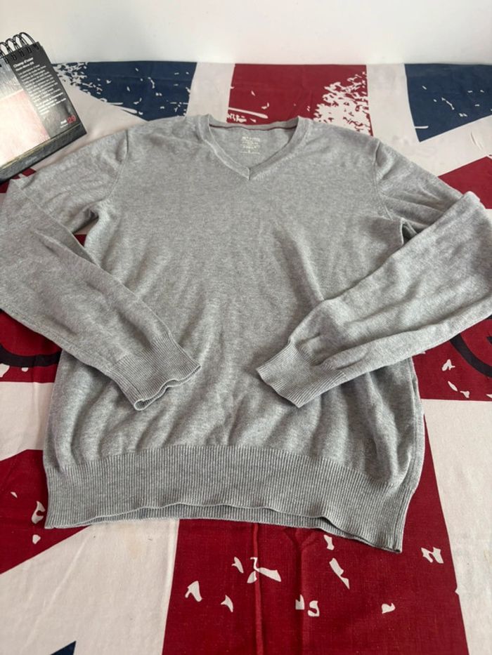 Sweat col V Celii taille S gris - photo numéro 3