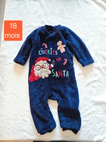 Pyjama sans pieds Noël 18 mois