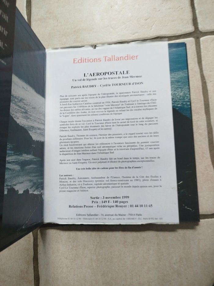 Un vol de légende sur les traces de l'aéropostale Patrick baudry - photo numéro 2