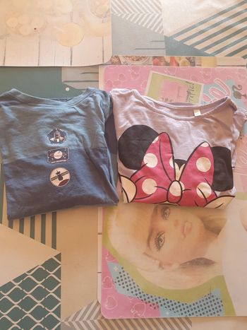 2 tee-shirt manche longue 5 ans