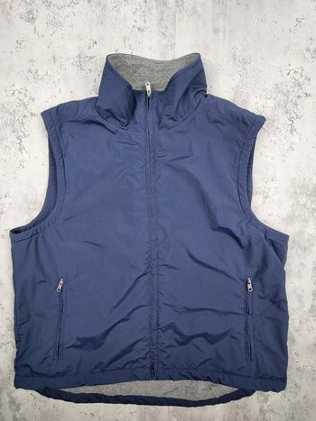 Doudoune sans manches fourrée L.L. Bean bleu marine – Taille L Hommes (mesures en photos)