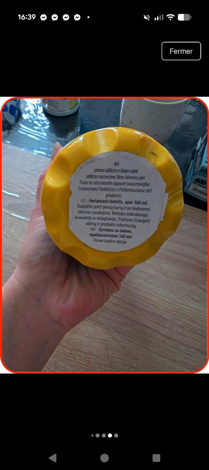 Gourde Mickey Mouse Disney - 560ml - Neuve - photo numéro 7