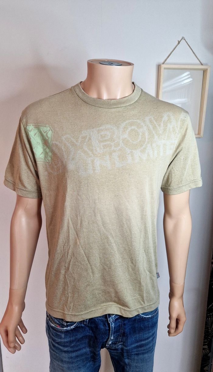 Tee-shirt homme , Oxbow , vintage , taille S , Kaki