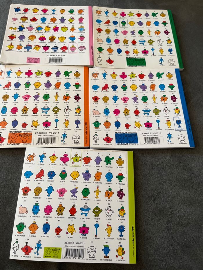 Lot 5 livres monsieur madame - photo numéro 4