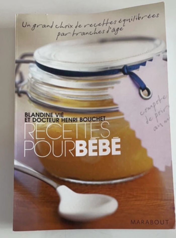 Livre de recettes pour les bébés