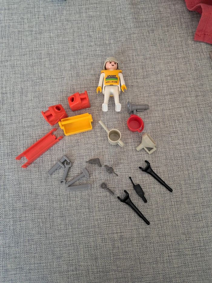 Lot Playmobil garagiste