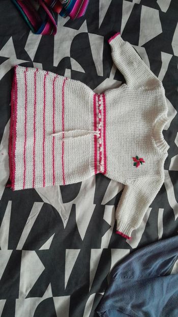 Robe hiver laine vintage