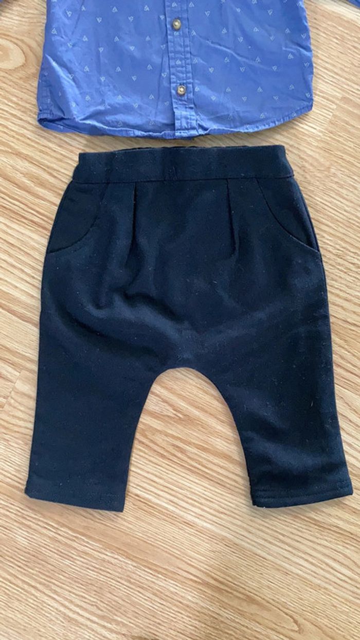 Tenue pantalon chic et chemise bleu Kiabi - photo numéro 2