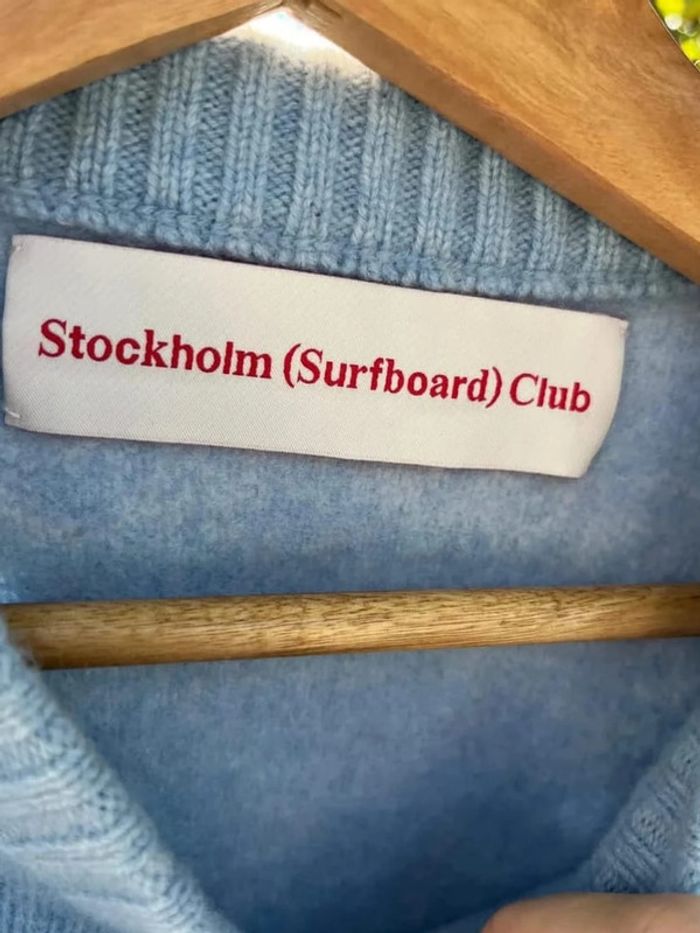 Stockholm (Surfboard) Club Knit Sweat blue - photo numéro 3
