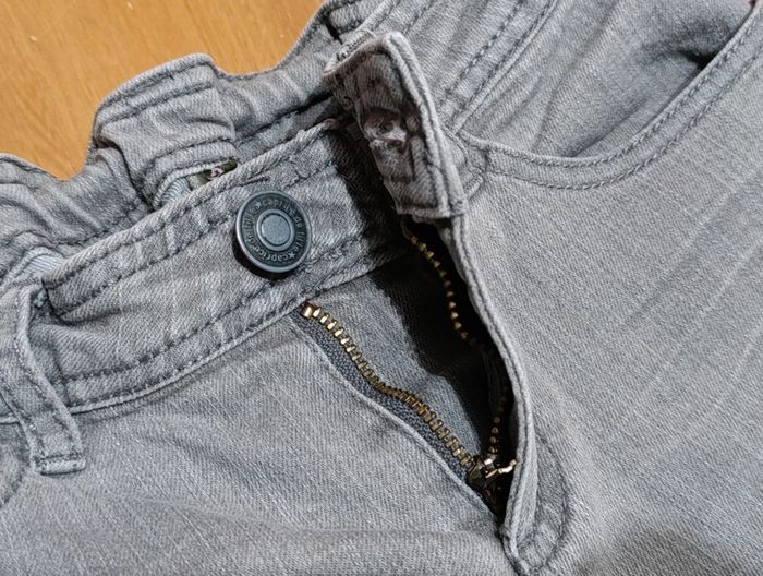 Jeans gris 12 ans caprice de fille - photo numéro 4