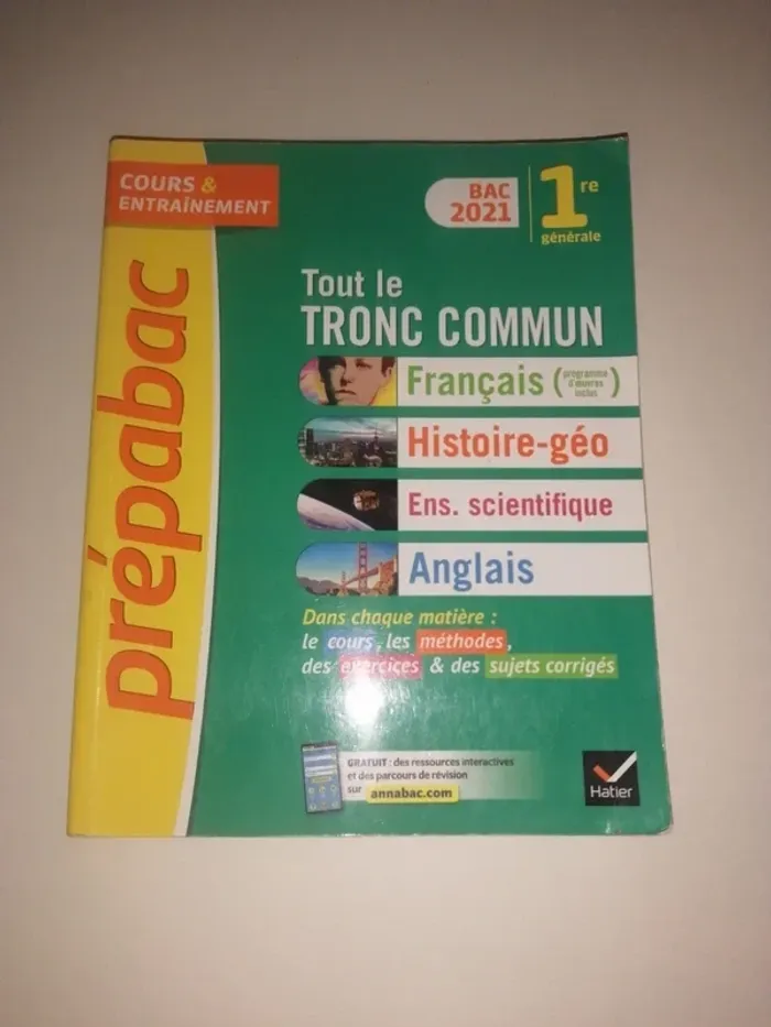 Tronc commun 1re
