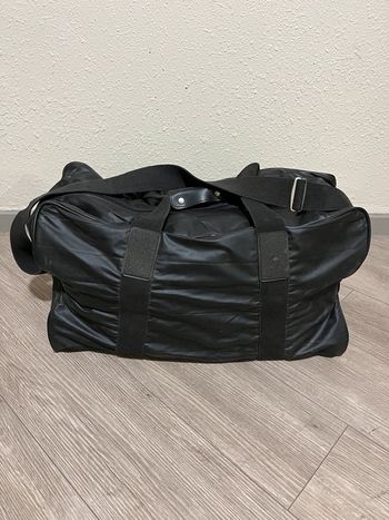 Grand sac fourre tout noir vintage Lancel