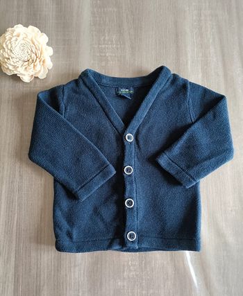 Gilet marine Kiabi 3 mois