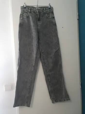 Jeans large délavé
