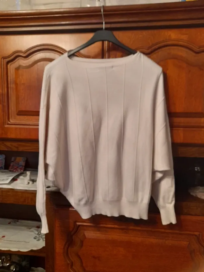 Pull crème - photo numéro 6