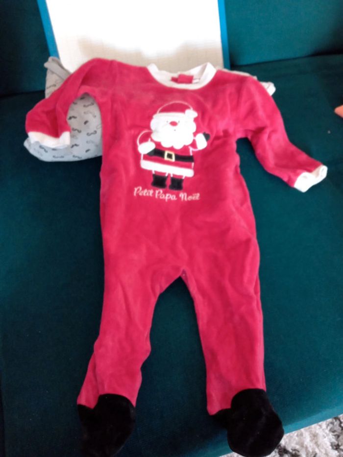 Lot de 6 pyjamas grenouillères 6mois bébé - photo numéro 5