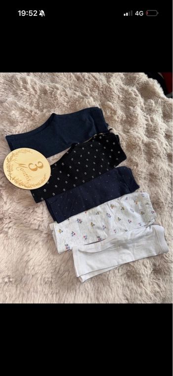 Lot legging Fille 3 mois
