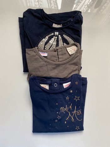 3 pulls zara 12/18 mois