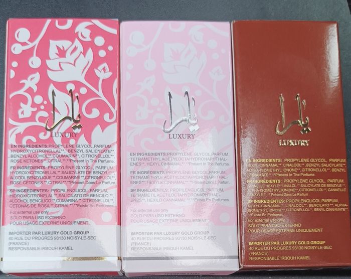 Lot de 3 parfums roll-on 10ml LUXURY – Inspirations Yara Candy, Yara Rose & Assad Bourbon – Sans alcool - photo numéro 5