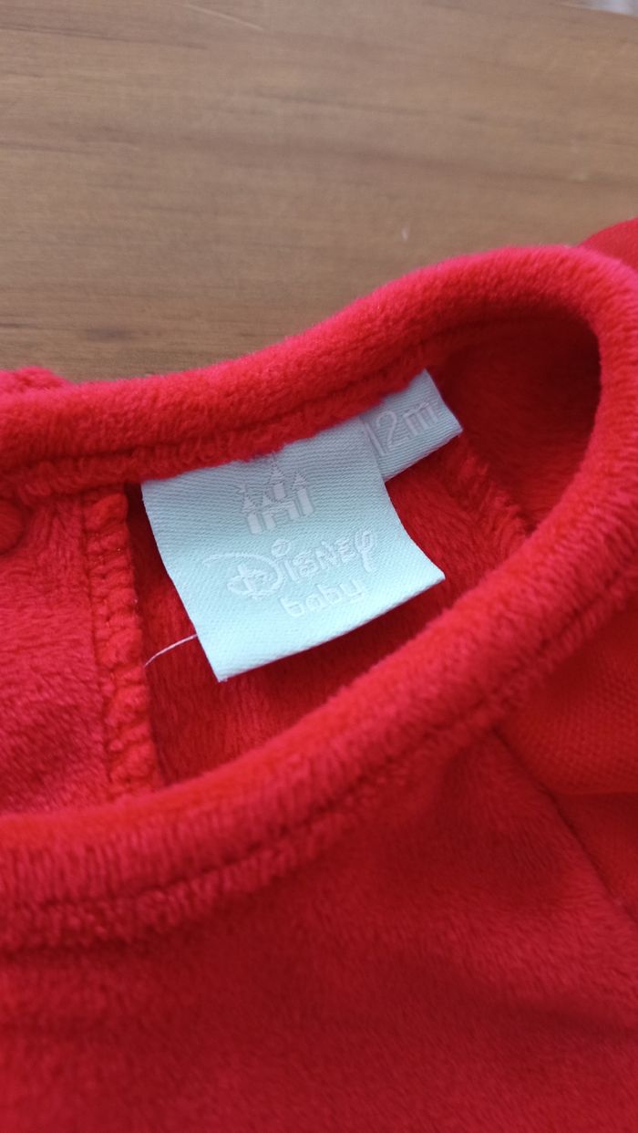 Lot 4 pyjamas velours 12 mois - photo numéro 4