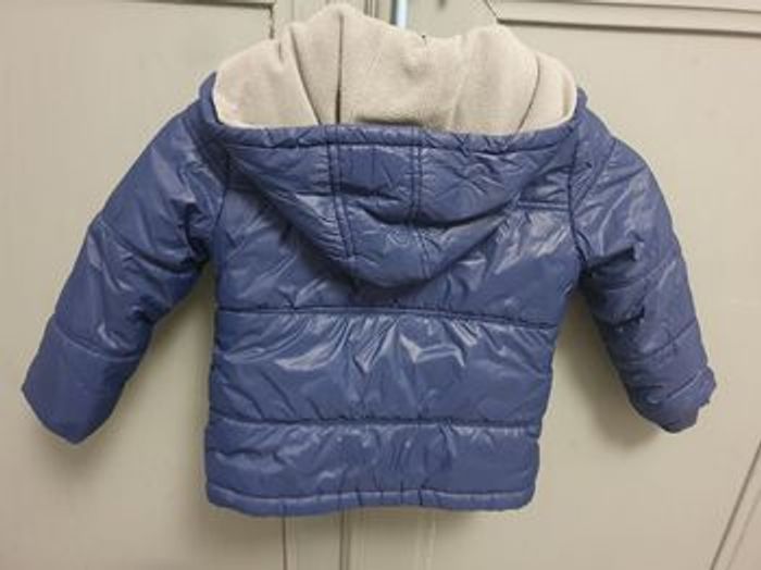 Doudoune à capuche bleu marine Obaïbi 3 ans - photo numéro 3