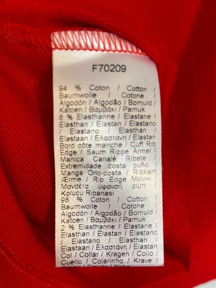 Polo Lacoste rouge taille 42 - photo numéro 5