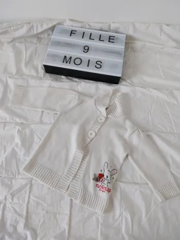 Gilet fille 9 mois