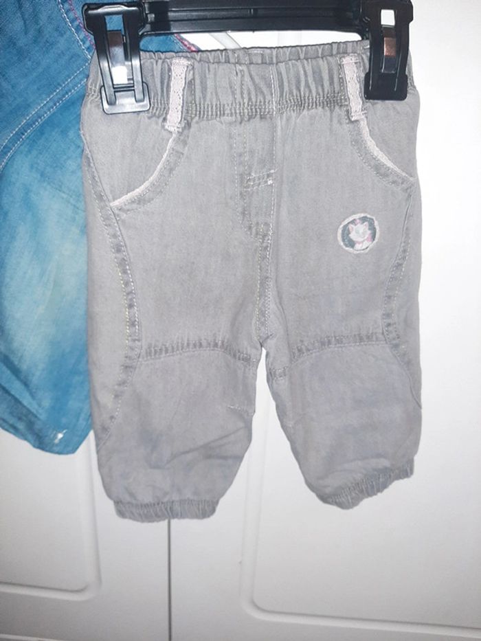 Lot de 2 pantalons 6 mois - photo numéro 2