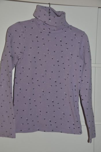 Sous pull 8 ans lila