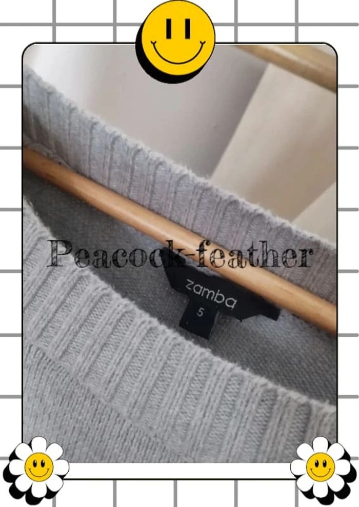 Pull gris 3/4 samba T5 - photo numéro 8