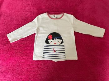 T-shirt manches longues Catimini 12 mois - 74 cm