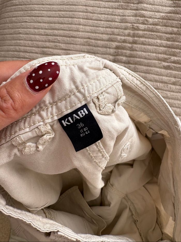 Pantalon beige clair - Taille 36 - photo numéro 3